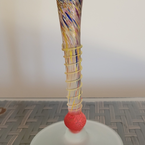 CASAFINA-Art Glass Candle Holder - Picture 2 of 6